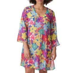 PrimaDonna Swim Sazan 4010784 Kaftan Blue Bloom 36/38