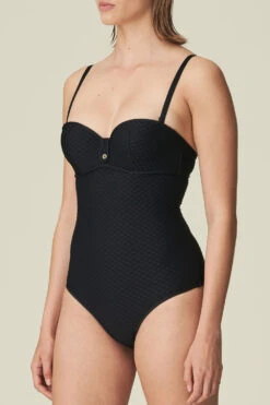 MARIE JO Badeanzug Unterlegt, Trägerlos -Berühmtes Bademoden Geschäft 2558893218blackZWA 12983 AdditionalPic2 10x15 1003