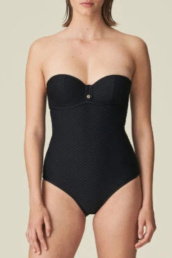 MARIE JO Badeanzug Unterlegt, Trägerlos -Berühmtes Bademoden Geschäft 2558897218blackZWA 12983 AdditionalPic1 10x15 1002
