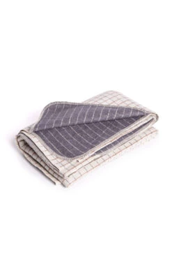 Flanelldecke SILVRETTA Karo Rohweiß -Berühmtes Bademoden Geschäft 2600074218rohweissROHW 13645 FreistellerBack 10x15 1006