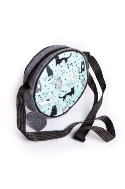 Umhängetasche Twist - Lazy Cats -Berühmtes Bademoden Geschäft 2607132218grau buntGB 13544 AdditionalPic1 10x15 1002