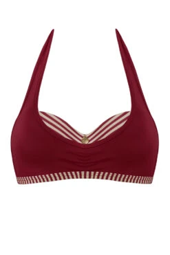 Marlies Dekkers Plunge Balconette Bikini-Oberteil B-C -Berühmtes Bademoden Geschäft 2616715218redandivoryRI 13675 FreistellerFront 10x15 1005