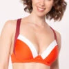 Triangel-Bikini-Oberteil 2 Triangel-Bikini-Oberteil -Berühmtes Bademoden Geschäft 2625013218tangerine white923 13803 Zoomify2Front 1000x1500 15