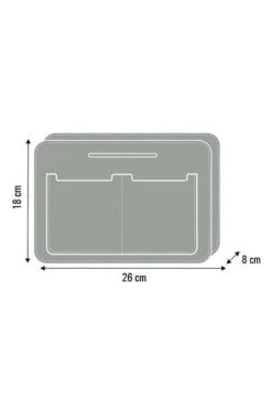 Taschenorganizer - Herzen -Berühmtes Bademoden Geschäft 2643623218grau buntGB 13544 AdditionalPic2 10x15 1003