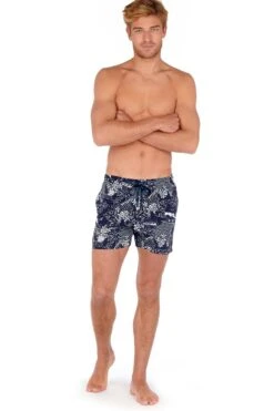 Hom Beach Boxer Tropic -Berühmtes Bademoden Geschäft 2648622218navyprintP0RA 14448 AdditionalPic1 10x15 1002