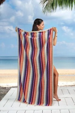 Strandtuch Missouri Natur -Berühmtes Bademoden Geschäft 2652496218natur buntNAT 14578 AdditionalPic1 10x15 1002