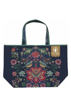 Pip Studio Beach Bag Oh My Darling -Berühmtes Bademoden Geschäft 2690866218darkblueDBL 15225 FreistellerFront 10x15 1005