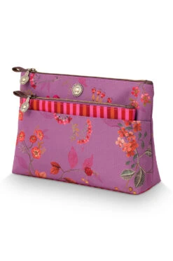 Pip Studio Cosmetic Bag Combi Kawai Flower -Berühmtes Bademoden Geschäft 2695260218fuchsiaFUC 15282 Freisteller3 10x15 1008