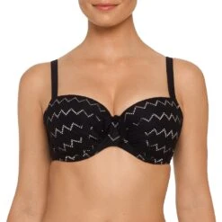 PrimaDonna Swim Maya 4004316 Bikini-Oberteil Außenträger Schwarz 75B
